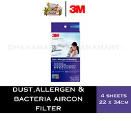 3M Filtrete™ Air Con Cleaning Filter Sheets 9809-CEN (Dust, Allergen & Bacteria) - Pack (Sheet Type)