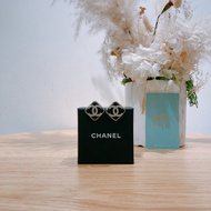 Chanel 香奈兒經典CC菱形水鑽耳環CC Logo Square Earrings