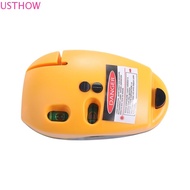 USTHOW Mouse Laser Level, Mouse Type Leveling Right Angle Laser Level, Multipurpose 90 Degree Vertical Spirit 2 Lines Laser Levels Construction Tool