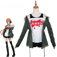 Persona 5 Futaba Sakura Cosplay Flight Jacket - Stage Performance Costume