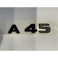 Mercedes Benz A45 Emblem Logo Matt Black