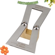 KEATHS Dovetail Marker, Stainless Steel Brass Dovetail Jig Guide, with Bevel with Scale 1:5/1:6/1:7/