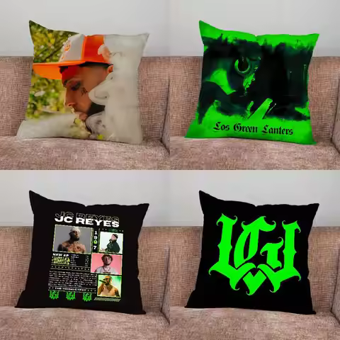 J-JC Reyes Los Green Lanters NACER DE NUEVO Pillow Case For Home Bedroom Car Office Decoration Livin