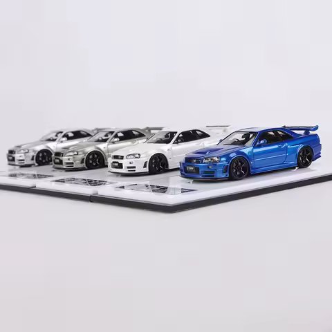 1:64 Skyline GT-R(BNR34) Nismo Z-tune Resin Model Car Limited Edition399