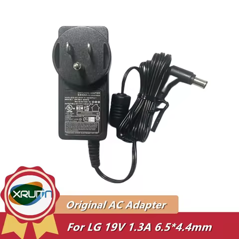 19V 1.3A 1.2A Switching AC Power Adapter Charger For LG LCD Monitor 24MP47H ADS-40FSG-19 ADS-25FSF-1