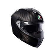 AGV Sportmodular Solid Gloss Carbon Helmet Asian fit (FREE HEVIK HELMET BAG)