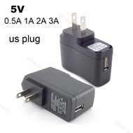 USB Adapter 5V 1A/1000mA Compatible 5V 0.5A/500mA 2A 3ACharger US Plug Converter Adapter  SG9B