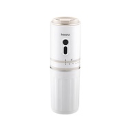 Electric Coffee Grinder Coffee Mill [Cup, Filter, Coffee Bean Mill 3 in 1] White