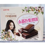 韓國連線預購Lotte 多層夾心巧克力蛋糕/一盒6入