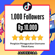 1000 FOLLOWERS TIKTOK PERMANEN (BERGARANSI)