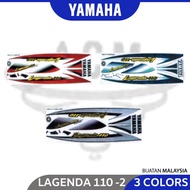 YAMAHA SRL110 /2 Sticker Body Cover Set Coverset Strike Stripe Lagenda SRL 110