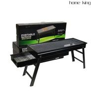 Home King home new king large BBQ portable folding grill outdoor charcoal camping picnic stove foldi