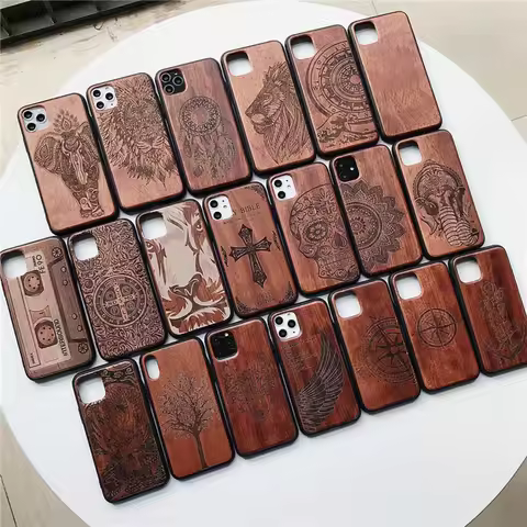 Natural Real Wood Case For Xiaomi Poco F5 F4 F3 GT F2 Pro X2 X3 X5 Wood Cover For Xiaomi Mi 9T 10T 1
