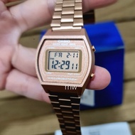 casio b640wc-5a rose gold digital unisex watch