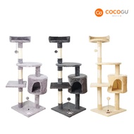 COCOGU Luxury Cat Climbing Frame คอนโดแมว 4 ชั้น รุ่น MT04 - คละสี beige