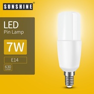 SUNSHINE陽光7W E14細螺頭LED棒燈 LPINB-7E14D-白光