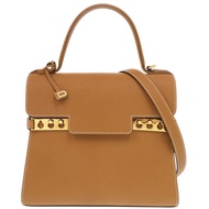 Delvaux Tempête PM Crispy Pear ブラウン兩用手提包/單肩包，棕色，成色極佳，1300 [二手] DELVAUX