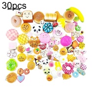 Nlkg♥30Pcs Cute Animal Bread Soft Squishy Slow Rising Stress Reliver Kids Squeeze Toy