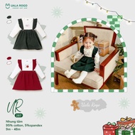 Ualarogo baby girl dress 9 months - 4 years old soft Cotton velvet fabric UR 287