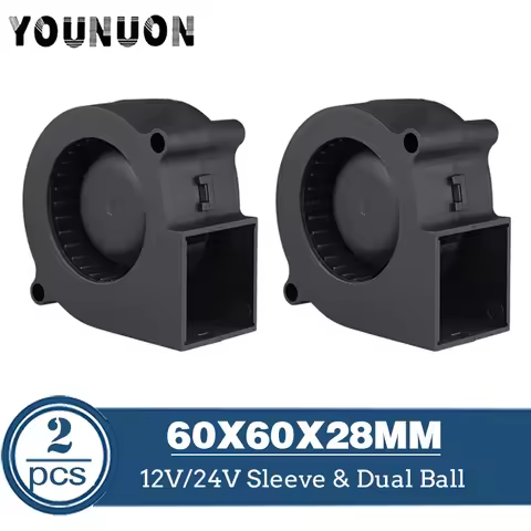 60mm 60x60x28mm DC Brushless Turbo Blower Fan 6020 Blower Fans 12V 24V 60mm Blower Cooling Cooler Fa