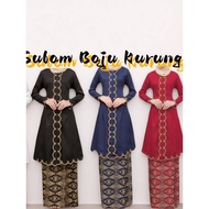 Baju Kurung Batik Moden Rekaan Eksklusif untuk Nikah, Tunang & Raya