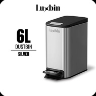 LuxbinTM Tong Sampah Kecil Bertutup Dustbin Kitchen Tong Sampah Dapur Moden Stainless Steel Toilet D
