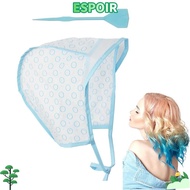 IESPOIRHA Hair Coloring Cap, With Plastic Crochet Hook Reusable Hair Highlighting Cap,  Blue Hair Dy