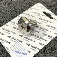 Baut probolt segitiga comstir ninja r stainless matte silver ori heng