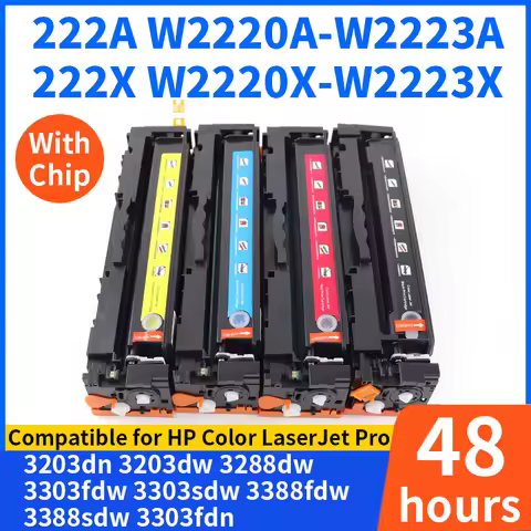 222A W2220A 222X Toner Cartridge Compatible For HP Color LaserJet Pro MFP 3203dn 3203dw 3288dw 3303f