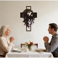 Metal painting of Jesus Christ - Decor - Wall painting - living room, worship room, bedroom, etc. me