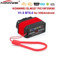 KONNWEI KW905 ELM327 V1.5 Code Reader PIC18F25K80 OBD2 Scanners Bluetooth 5.0 For Android/IOS ELM 32