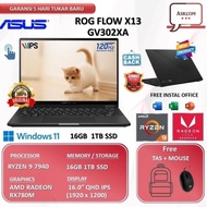 New Collection - Laptop Gaming Asus Rog Flow X13 GV302XA Touch RYZEN 9