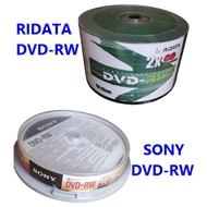 RIDATA BLANK DVD-RW / DVDRW DISC /DVD Re-Writable 10PCS / 25 PCS / 50PCS