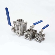 บอลวาล์ว 3 ตอน(3PC) สแตนเลส 316 ขนาด 1/4-4(Stainless Ball Valve)