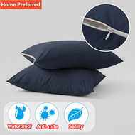 【NEW YEAR & RAYA】Ready Stock Malaysia SarungBantal Zip Berzip Waterproof KalisAir Pillowcase Protect