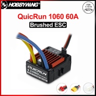 HobbyWing QuicRun 1060 60A Brushed ESC Waterproof Electronic Speed Controller 2-3S For 1/10 Axial SC