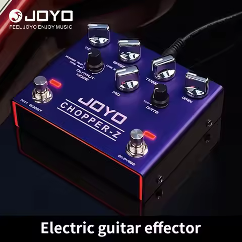 JOYO R-18 CHOPPER-Z Distortion Pedal Guitar Effect Pedal Modern Metal Sound Noise Gate High Gain Amp