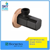 SORENTO SRTWT910-RG Angle Valve Black Bathroom Bidet Sprayer Tap Stop Valve Black Color