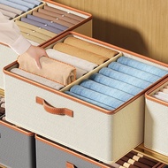 【T&amp;T】Large Foldable Drawer Clothes Organizer Storage Stackable Bin Closet Organizer