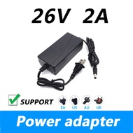 DC 26V Adapter Power Supply AC 100V-240V 2A Charger Converter Adaptor For LED Strips Light CCTV Lamp