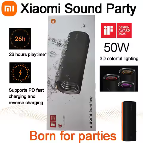 Xiaomi Sound Party 50W Powerful Sound Quality Harman AudioEFX TWS mode 26h Playtime Supports PD Fast