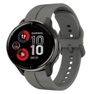 全城热卖 - 適用於 佳明 Venu 2 Plus 迴環式硅膠手錶帶 深灰色 20mm