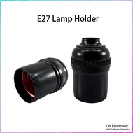 E27 Lamp Holder Holder Lampu E27 BLACK Color