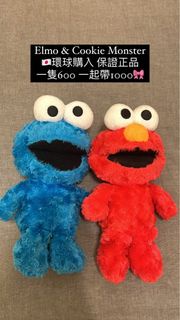 日本環球影城 芝麻街 elmo&amp;cookie monster