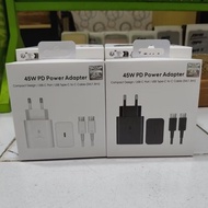 Original SAMSUNG 45W TYPE-C TO C SUPER FAST CHARGING CHARGER