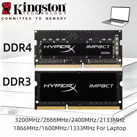 Kingston 4GB 8GB 16GB Laptop RAM DDR3 DDR3L DDR4 1.2V/1.35V/1.5V Universal Notebook Replacement Memo