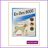 ♝ ☑ ▬ Endex 8000 (Heartworm, Mange, Tick & Flea Control for Dogs and Cats) Sold per tablet