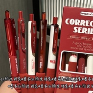 Tomato Red Pomelo Limited Set Red Pen ins High-value Press Gel Pen Teacher Student Correction Pen ST