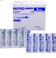 Nipro Syringe นิโปร ไซริงค์ 3,5,10 ml [100 ชิ้น] กระบอกฉีดยา หลอดฉีดยา ล้างจมูก ป้อนยาเด็ก สินค้าพร้อมส่งทุกวัน