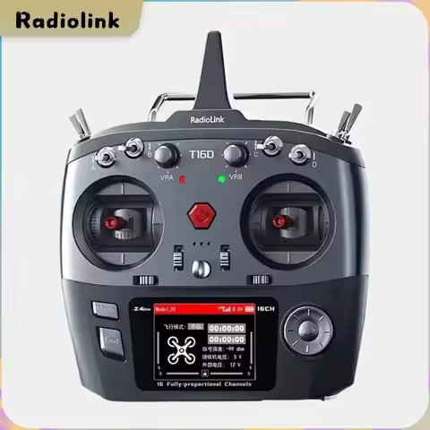 RadioLink New T16D 16 Channels RC Transmitter 2.4GHz with R16F Receiver Remote Controller for RC Car